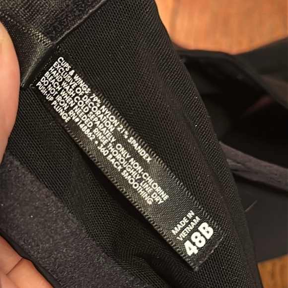 Torrid Curve Women's Push-Up Bra 48B Black Underwire Adjustable Straps - Picture 5 of 5